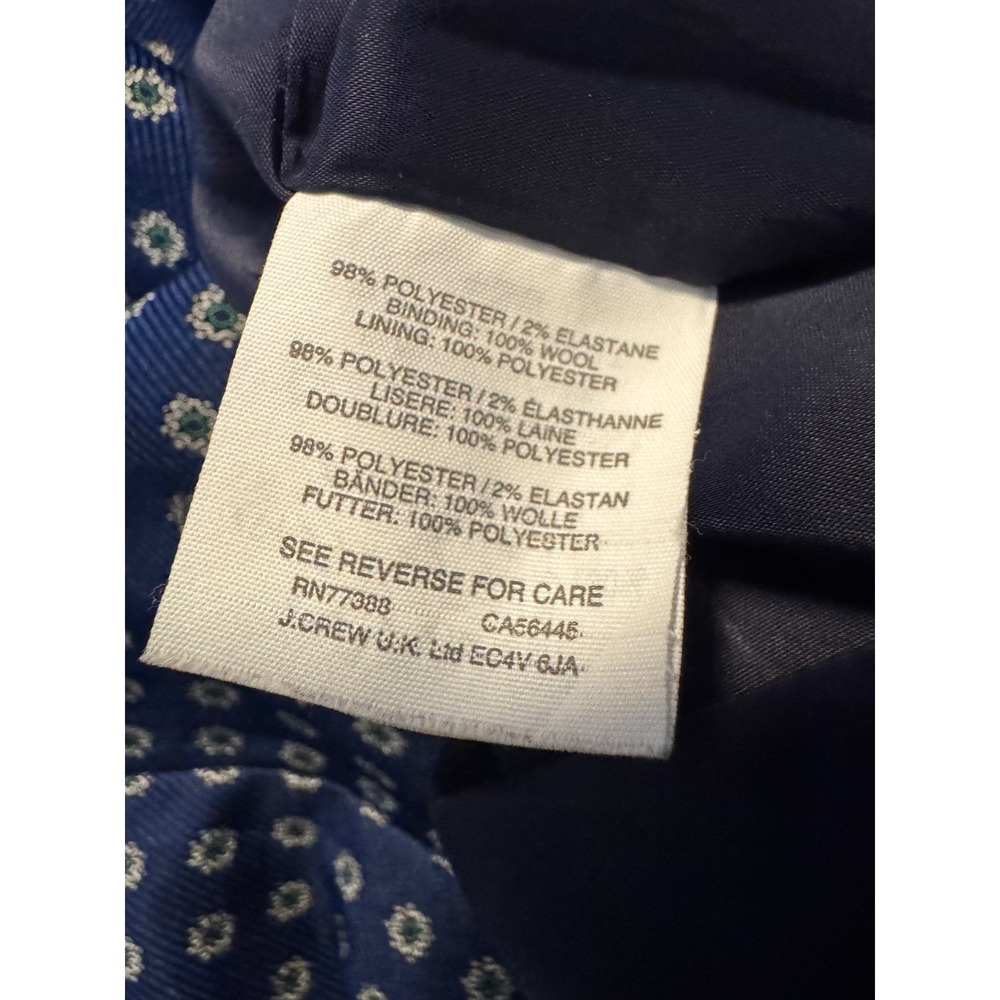 J.Crew Navy Jacquard‎ Brocade Grosgrain Structured Preppy Sheath Dress - Picture 9 of 12